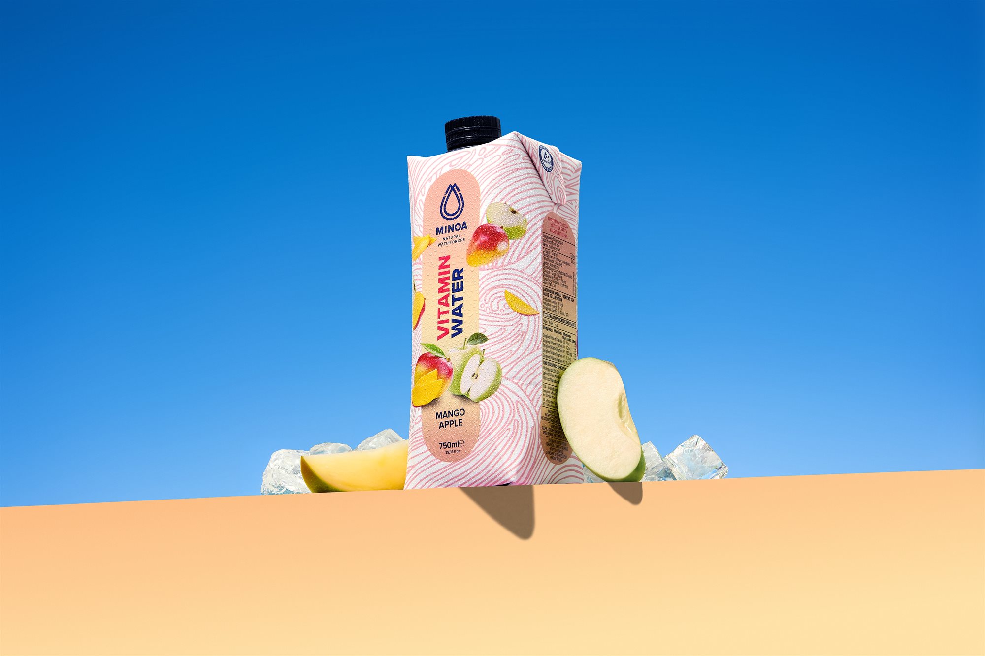 Minoa Mango Apple vitamin water product hero